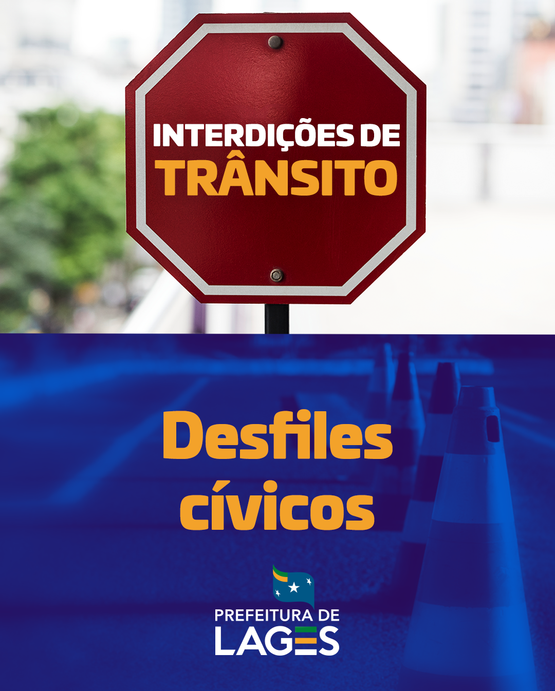 Prefeitura de Lages Desfile cívico do Ceim Filhos dos Funcionários irá interferir na rotina de trânsito nesta quinta-feira 