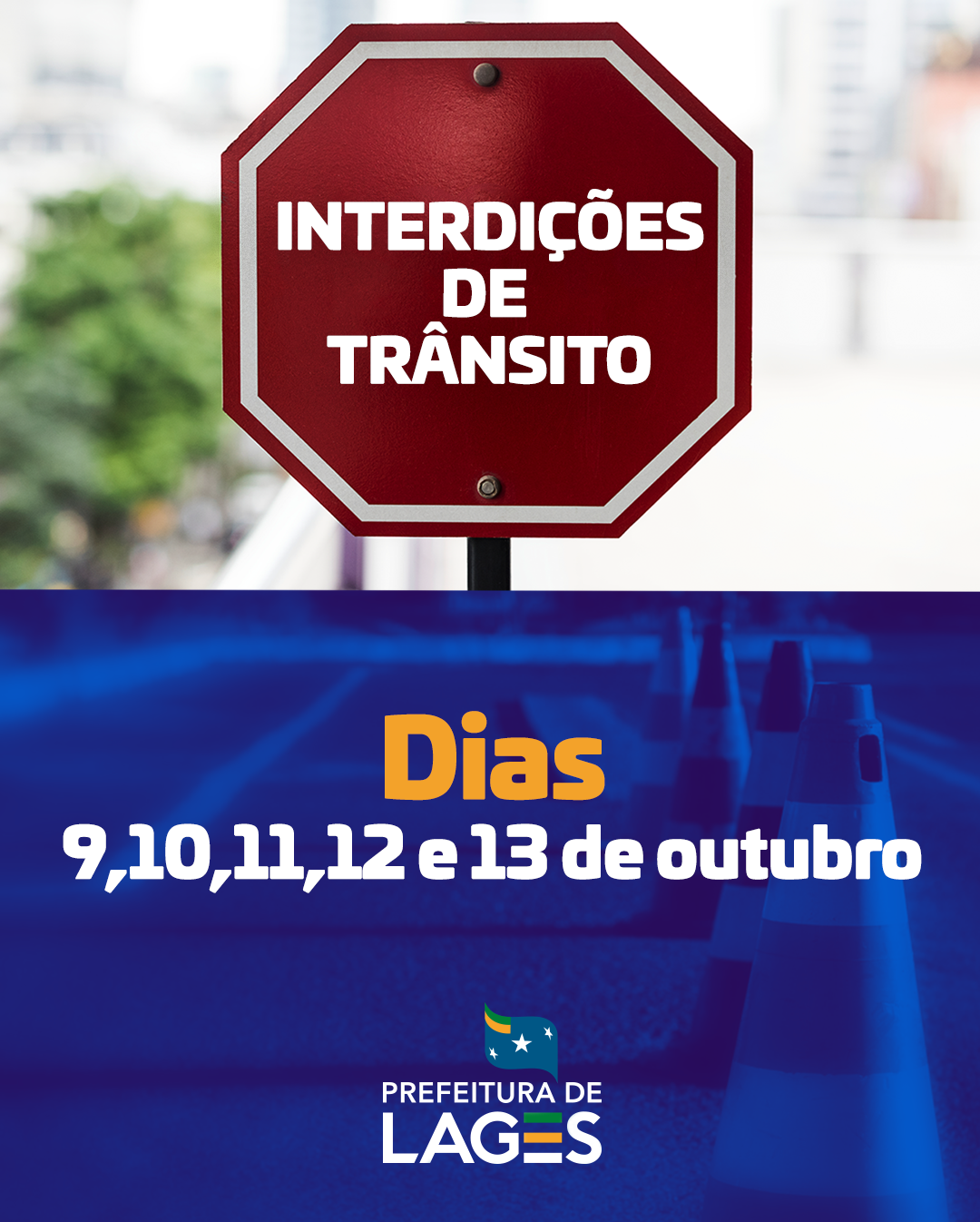 Prefeitura de Lages Festas do Dia das Crianças e eventos religiosos interferem no trânsito de Lages nos próximos cinco dias 