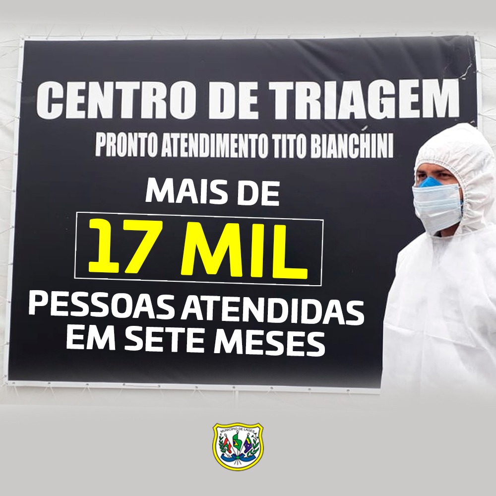 Prefeitura de Lages Coronavírus: Centro de Triagem da Covid-19 completa sete meses de funcionamento em Lages com mais de 17 mil atendimentos realizados