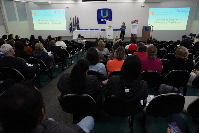 Prefeitura de Lages Políticas públicas e distribuição de alimentos são estudadas e examinadas na 7ª Conferência Municipal de Segurança Alimentar e Nutricional 