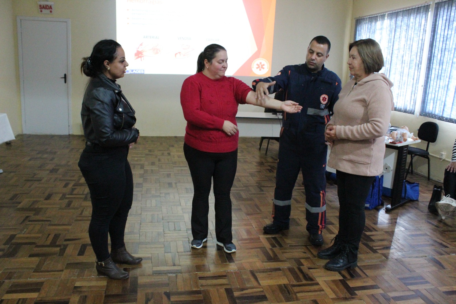 Prefeitura de Lages Em torno de 650 professores da Educação Infantil passam por treinamento de primeiros socorros