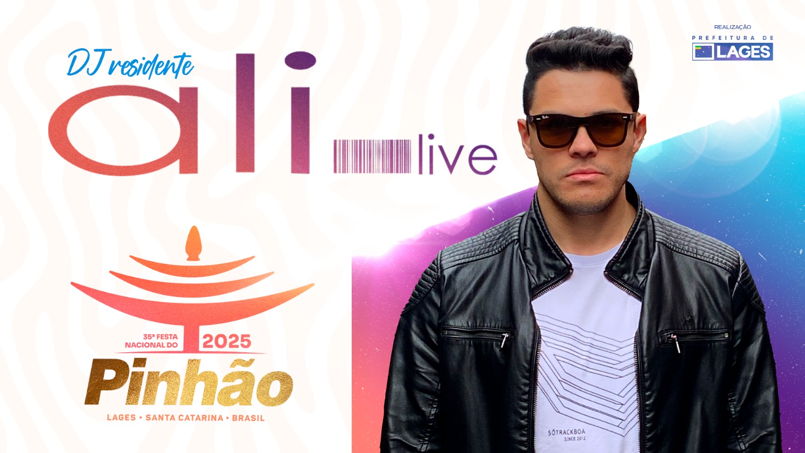 Prefeitura de Lages Prefeitura confirma mais uma grande atração para os shows nacionais gratuitos da 35ª Festa Nacional do Pinhão