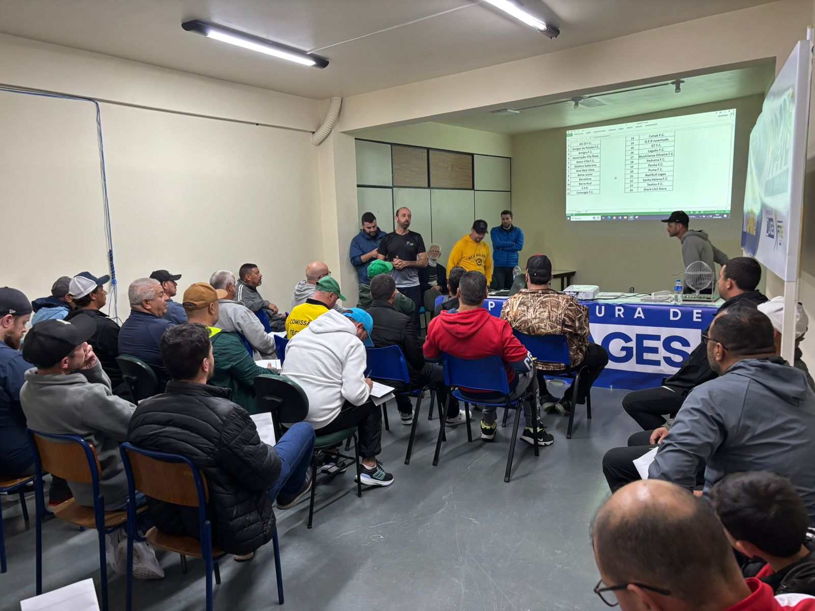Prefeitura de Lages Terceira divisão dos Jocol é definida e estreia com novidades, jogos noturnos e campanha contra a violência