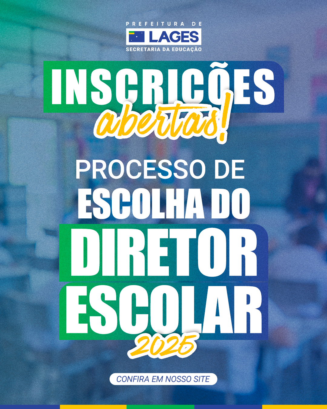 Prefeitura de Lages Abertas inscrições para processo de seleção e escolha de diretores escolares de unidades de ensino municipais