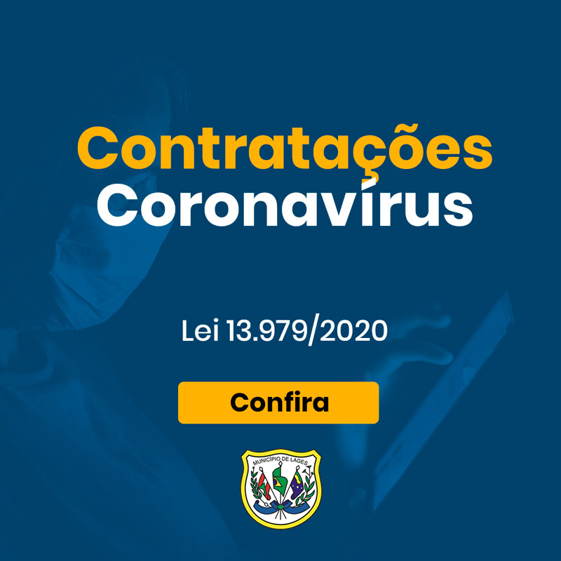 Popup Licitações Coronavírus Prefeitura de Lages