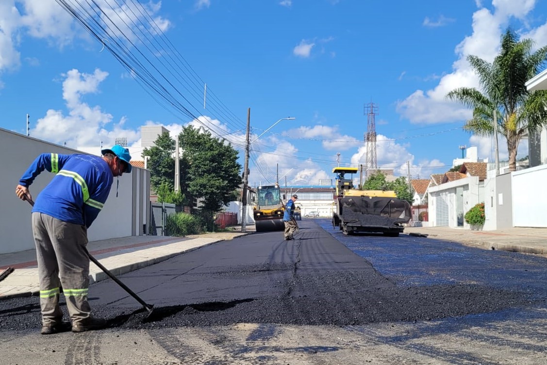 Prefeitura de Lages 11 mil toneladas de massa asfáltica foram aplicadas nos primeiros 90 dias de 2026 em Lages