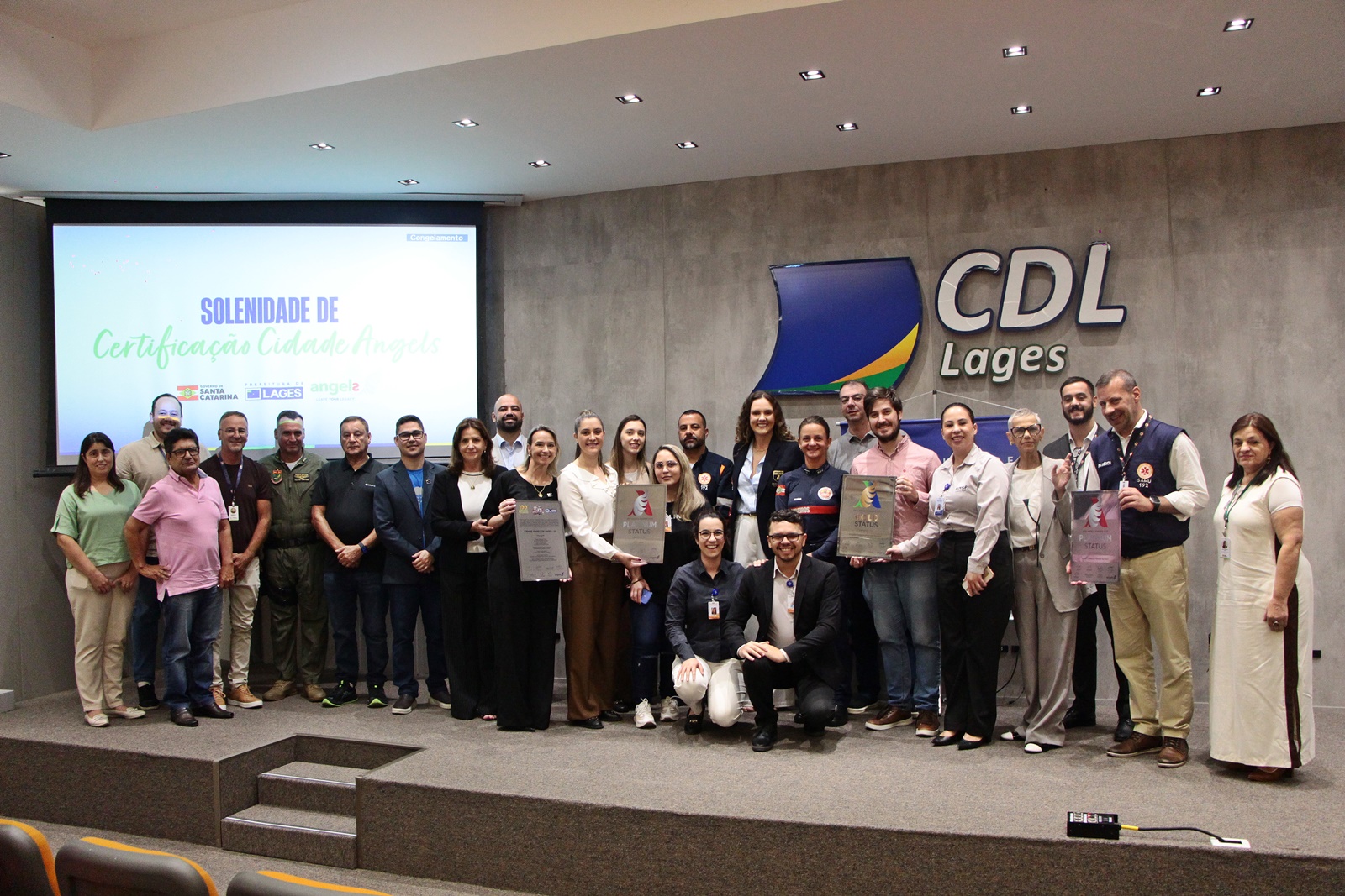 Prefeitura de Lages Lages recebe certificação internacional Cidade Angels pela excelência no atendimento a pessoas vítimas de AVC