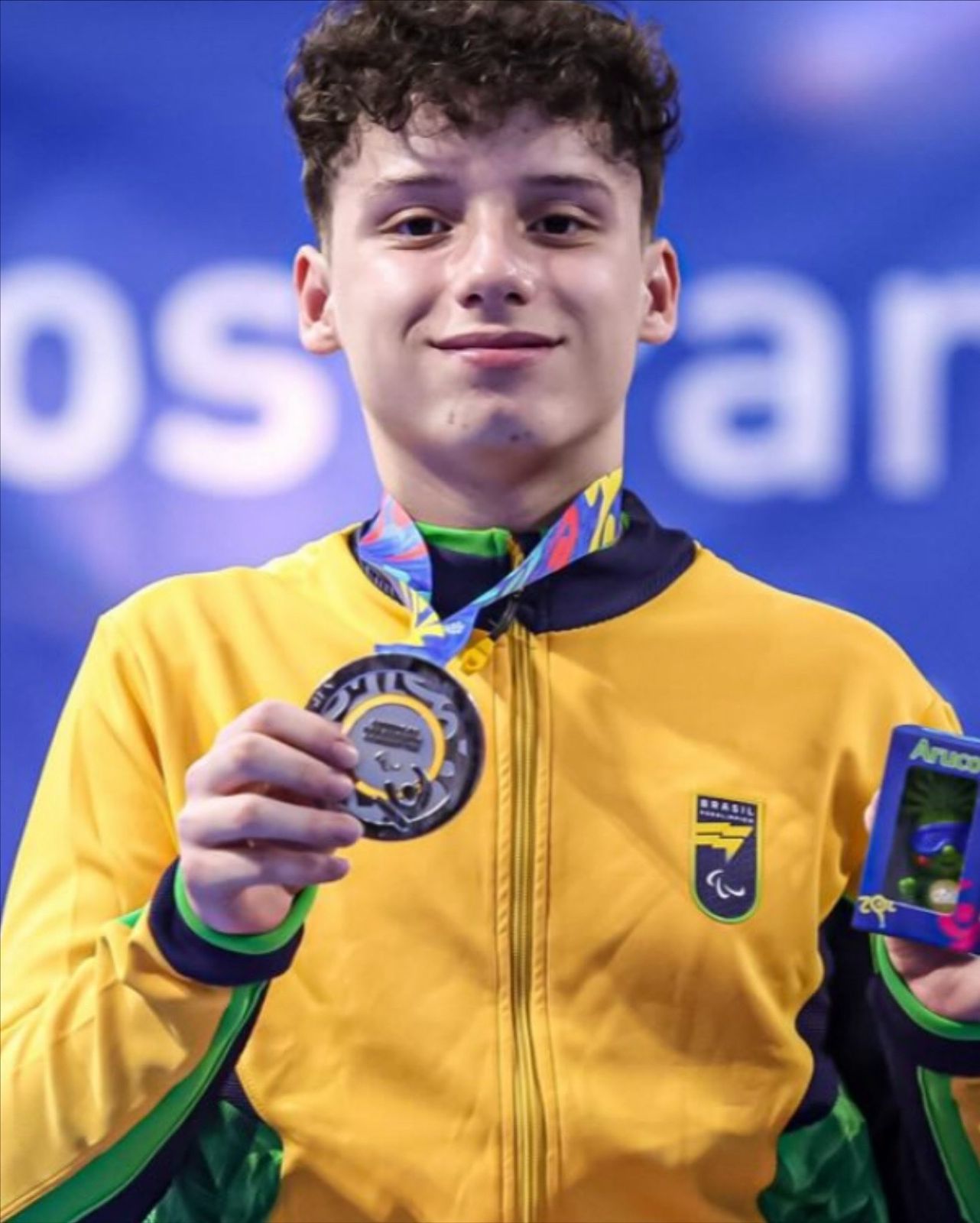 Prefeitura de Lages Arthur Branco conquista medalha de prata para Lages nos Jogos Parapan-Americanos de Jovens no Chile
