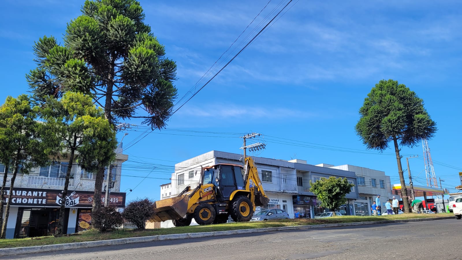Prefeitura de Lages Prefeitura inicia retirada de araucárias do canteiro central da Avenida Presidente Vargas para melhorar fluxo viário
