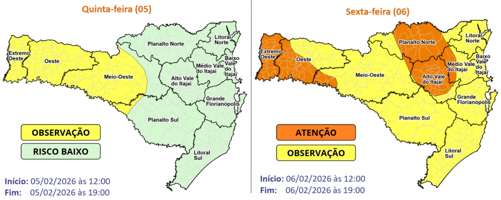 Prefeitura de Lages Defesa Civil de Lages monitora condições climáticas devido aos avisos de calor intenso para os próximos dias
