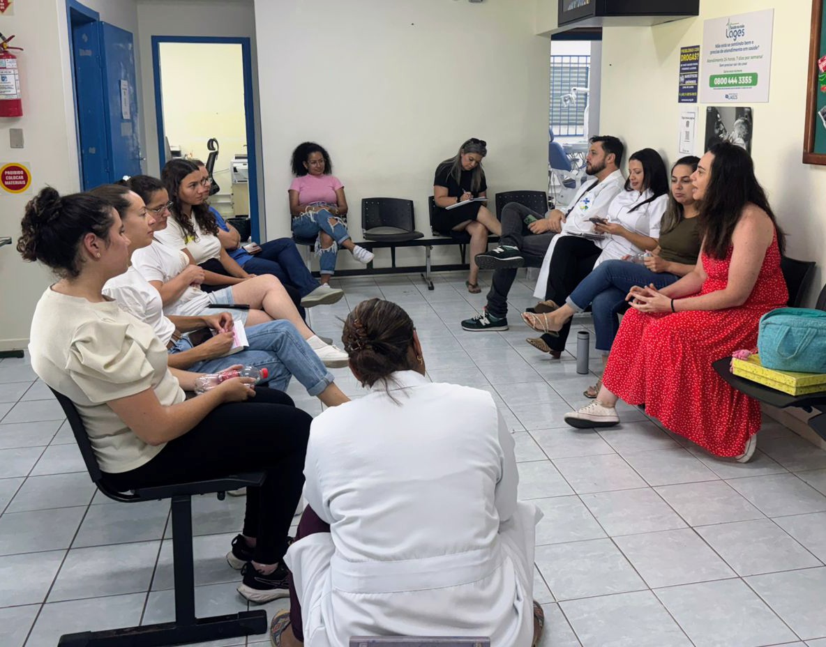 Prefeitura de Lages Unidade Básica de Saúde do São Pedro desenvolve ação educativa de prevenção da gravidez na adolescência