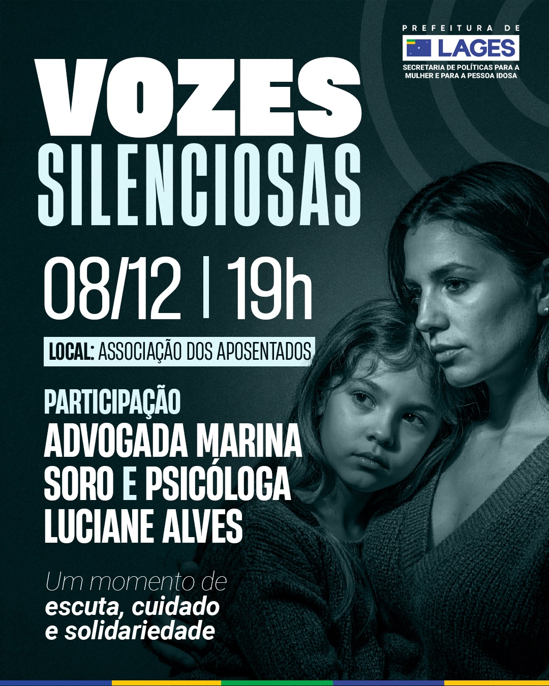 Prefeitura de Lages Projeto “Vozes Silenciosas”, da Prefeitura de Lages, promove acolhimento e conscientização para mulheres e mães de vítimas de violência doméstica