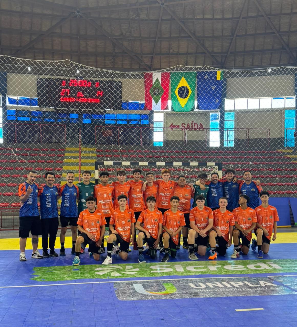 Prefeitura de Lages HandLages Sub-16 conquista vice no masculino e terceiro lugar no feminino da Liga Santa Catarina