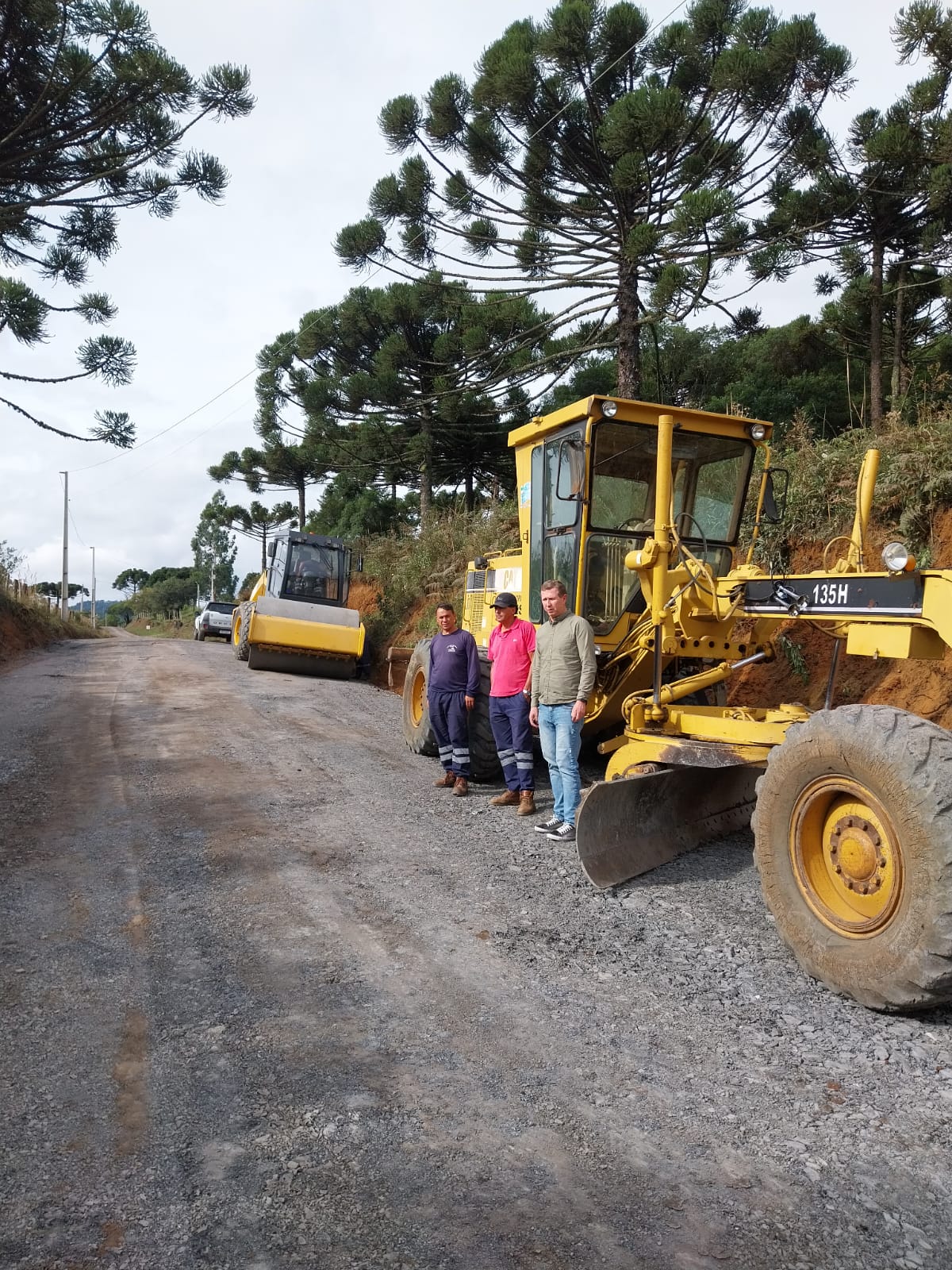Prefeitura de Lages Trecho de estrada que cruza pelo Morro do Vau será asfaltado