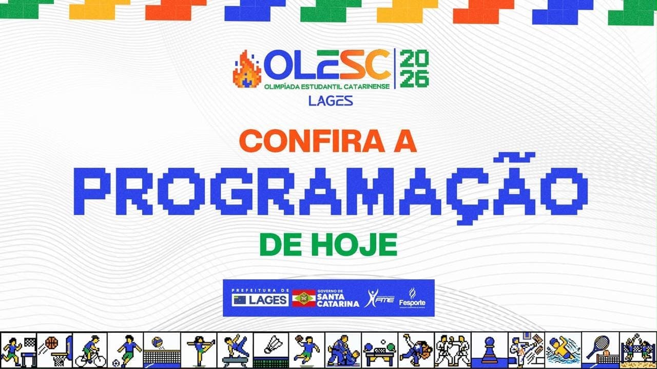 Prefeitura de Lages Olesc 2026: Lages segue com programação de competições nesta sexta-feira (9 de outubro)