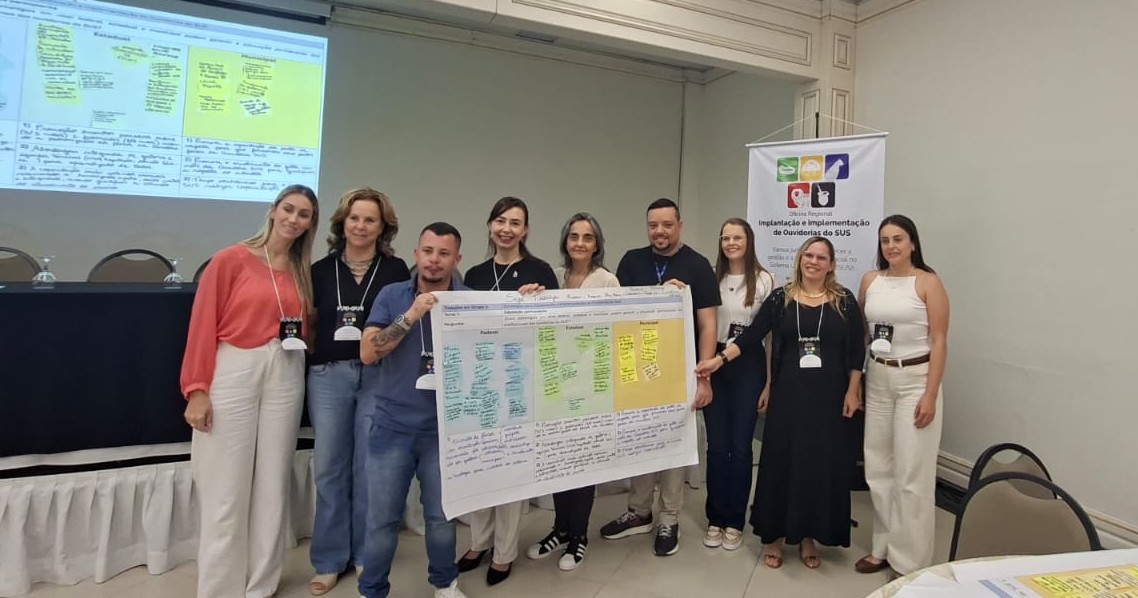 Prefeitura de Lages Ouvidoria do OuvSUS Lages participa de oficina regional para avanço da gestão na Região Sul