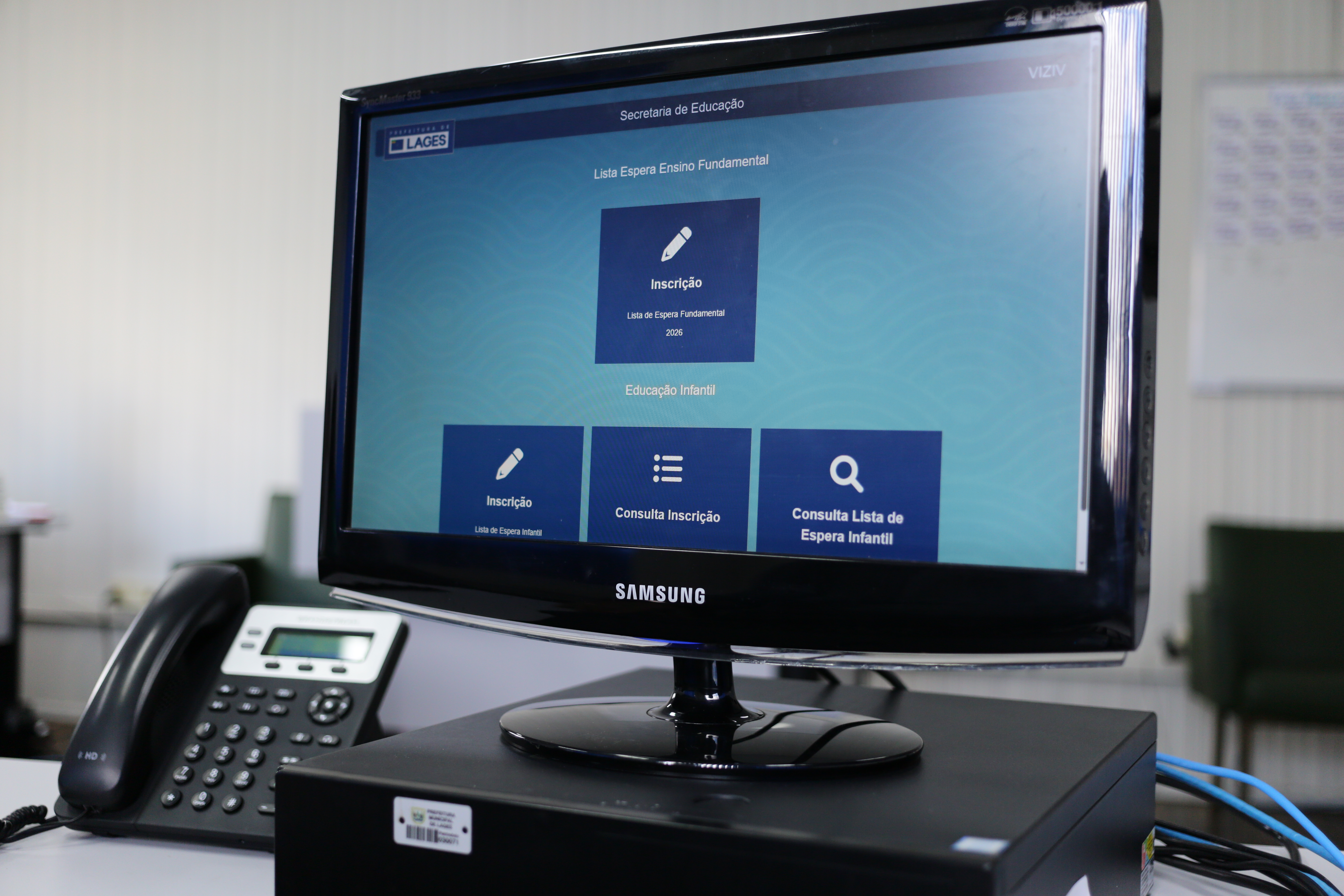 Prefeitura de Lages Novo sistema online acaba com filas de espera para matrículas no Sistema Municipal de Educação