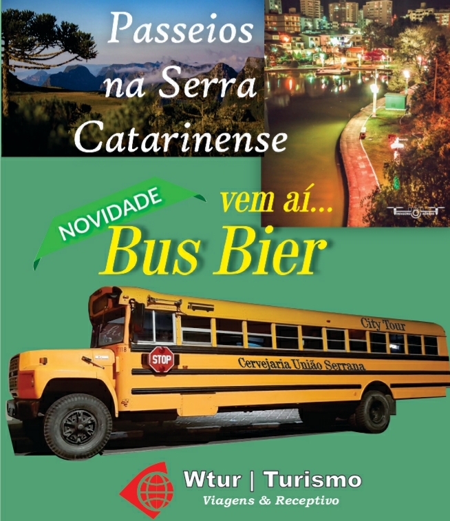 Prefeitura de Lages Bus Bier é atração em Lages