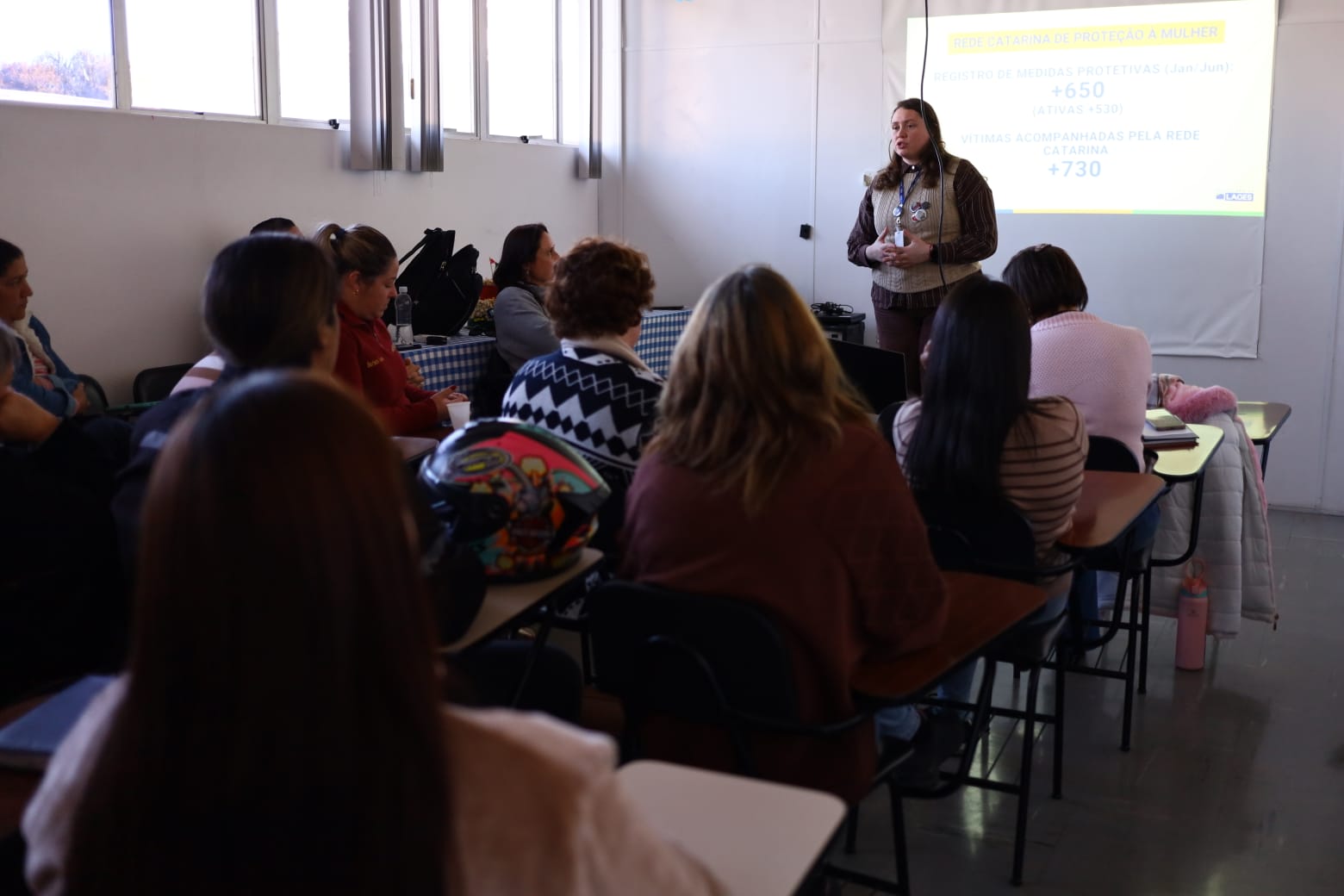 Prefeitura de Lages Prefeitura de Lages dá sequência a ciclo de capacitações em Unidades Básicas de Saúde para qualificar atendimento às mulheres em situação de violência