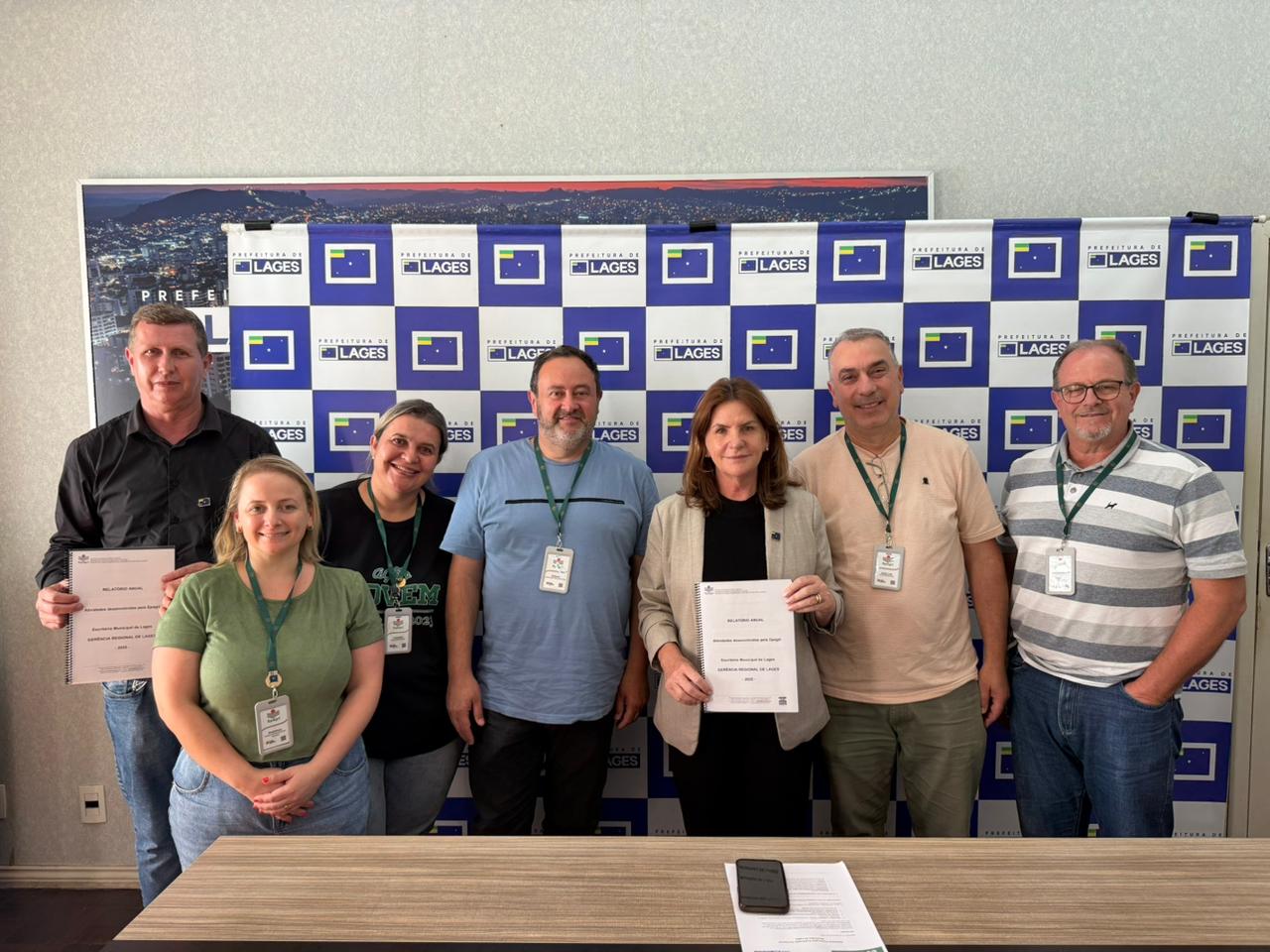 Prefeitura de Lages Relatório anual da Epagri é entregue à prefeitura de Lages