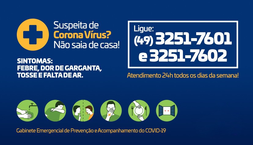 Prefeitura de Lages Coronavírus: Central de Monitoramento da Covid-19 continua atendendo casos suspeitos e ativos em Lages