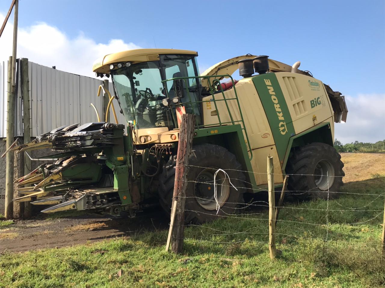 Prefeitura de Lages Secretaria da Agricultura agenda corte de milho para silagem