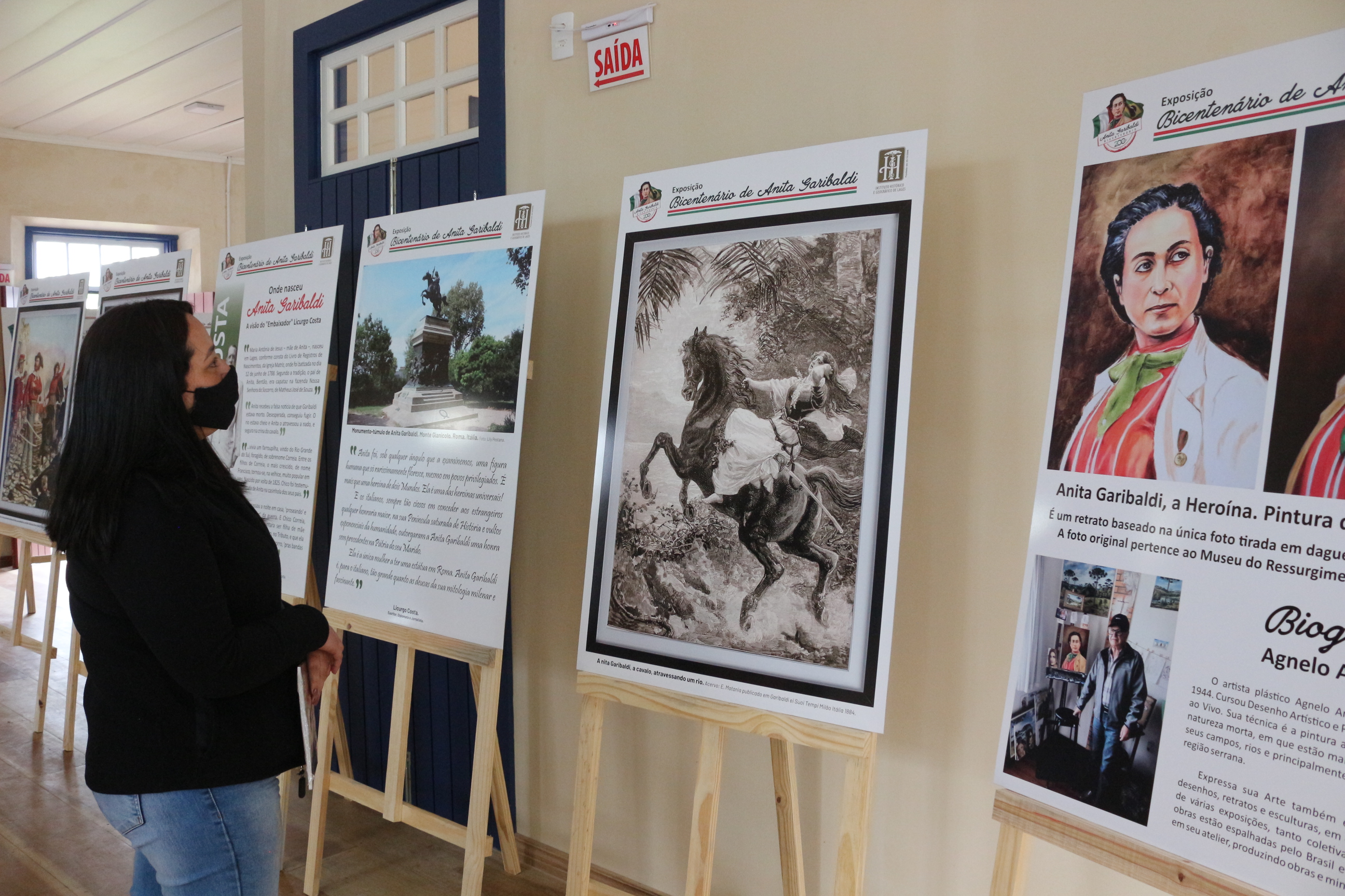 Prefeitura de Lages Exposição destaca o bicentenário de Anita Garibaldi