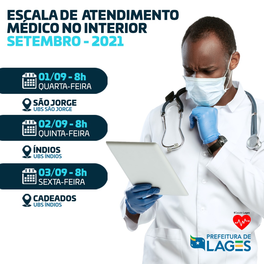Prefeitura de Lages Atendimentos médicos no interior de Lages iniciam nesta quarta-feira