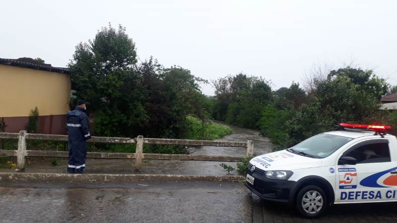 Prefeitura de Lages Lages registra 45mm de chuva nas ultimas horas e Defesa Civil Municipal está em alerta máximo