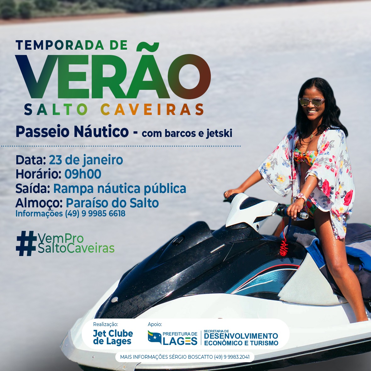 Prefeitura de Lages Rampa náutica pública, no Salto Caveiras, será entregue no Domingo (23)