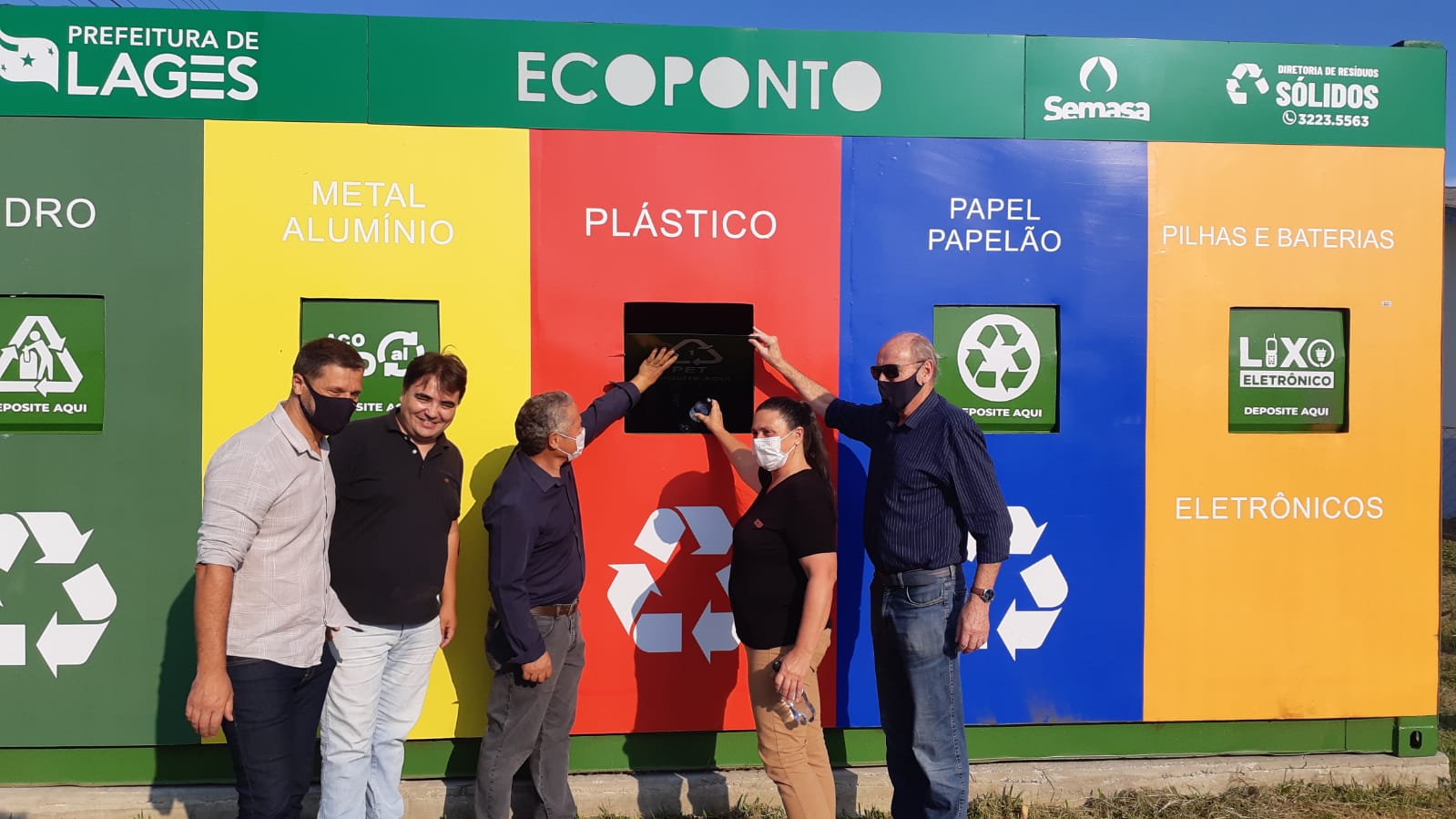 Prefeitura de Lages Prefeitura de Lages instala Ecoponto no bairro Santa Mônica