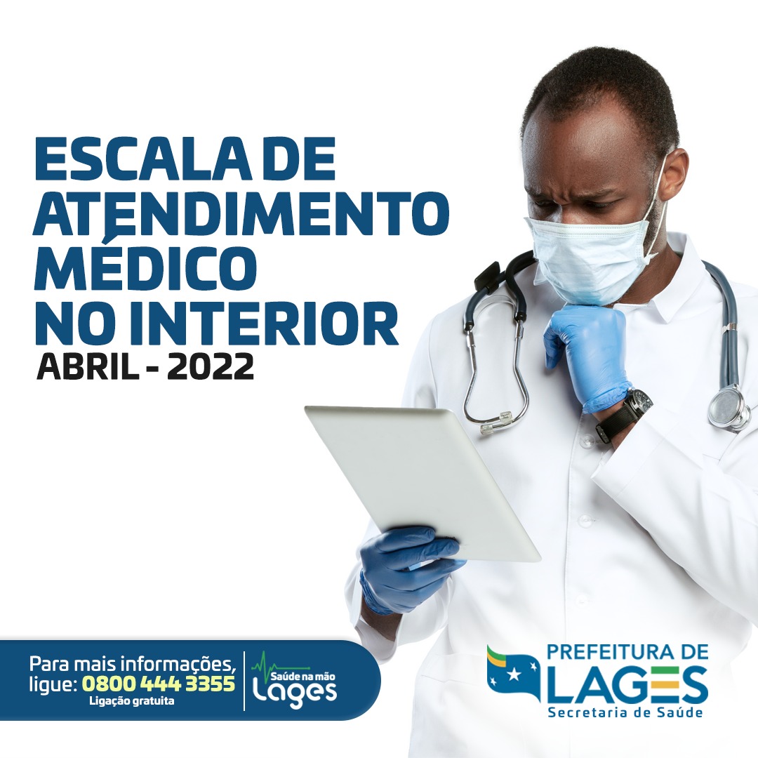 Prefeitura de Lages Secretaria Municipal da Saúde define cronograma de atendimento médico no interior para o mês de Abril