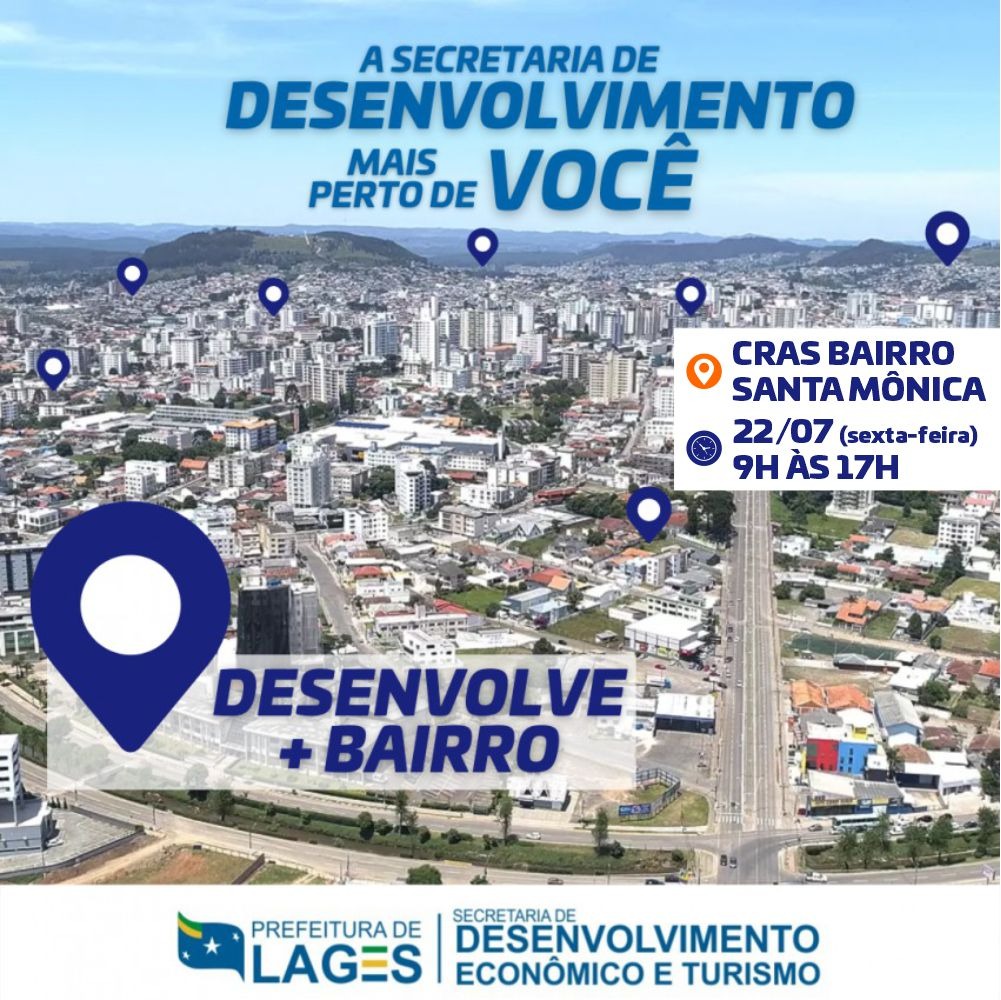 Prefeitura de Lages Prefeitura de Lages confirma 2ª edição do programa Desenvolve Mais Bairro