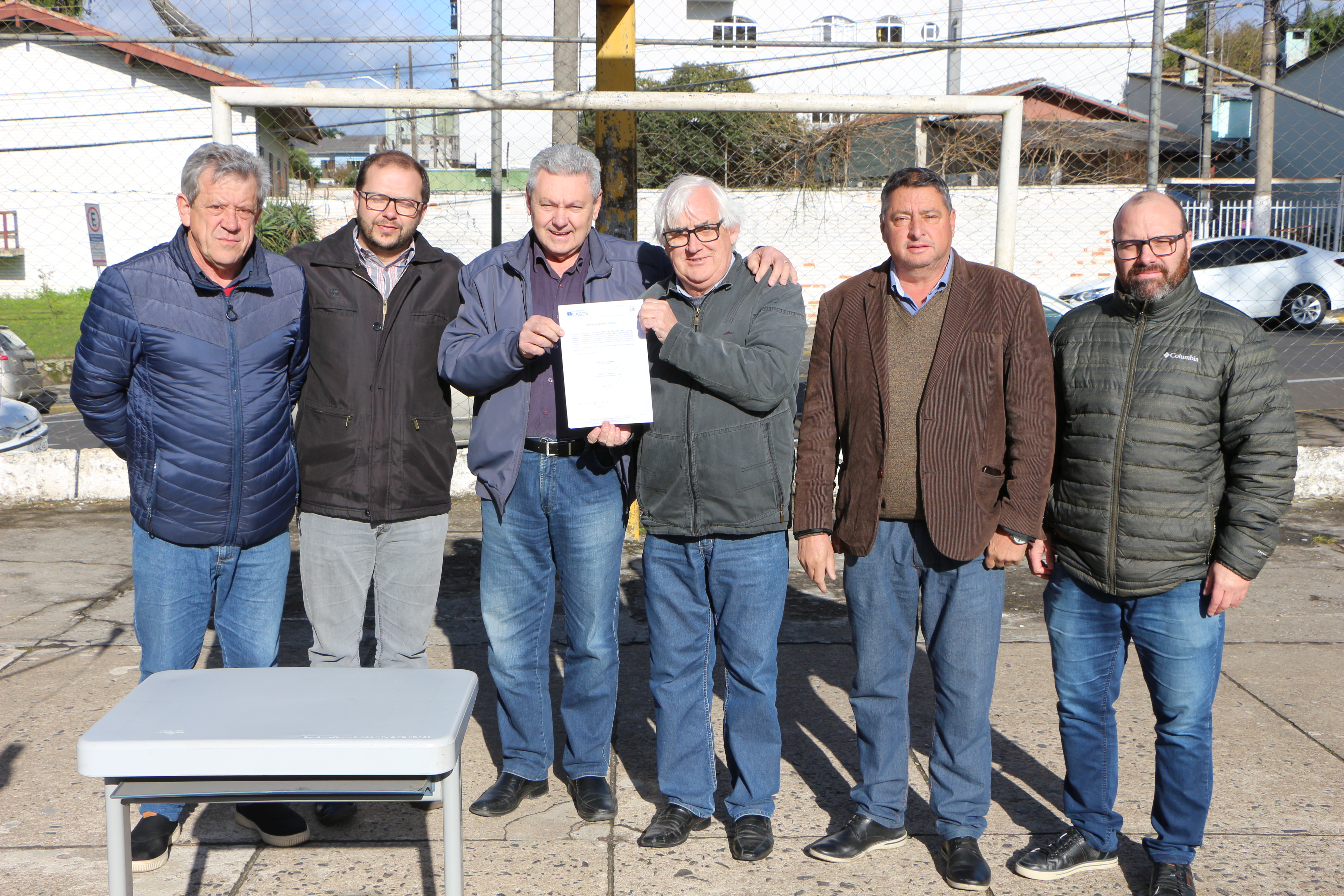 Prefeitura de Lages Praça Waldo Costa terá uma nova quadra poliesportiva