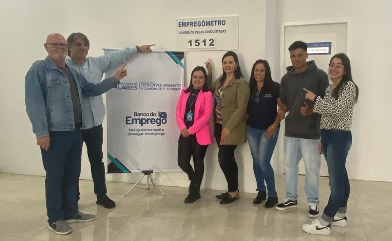 Prefeitura de Lages Balanço: Lages alcançou a marca de 1.512 pessoas contratadas via Banco do Emprego em 2022
