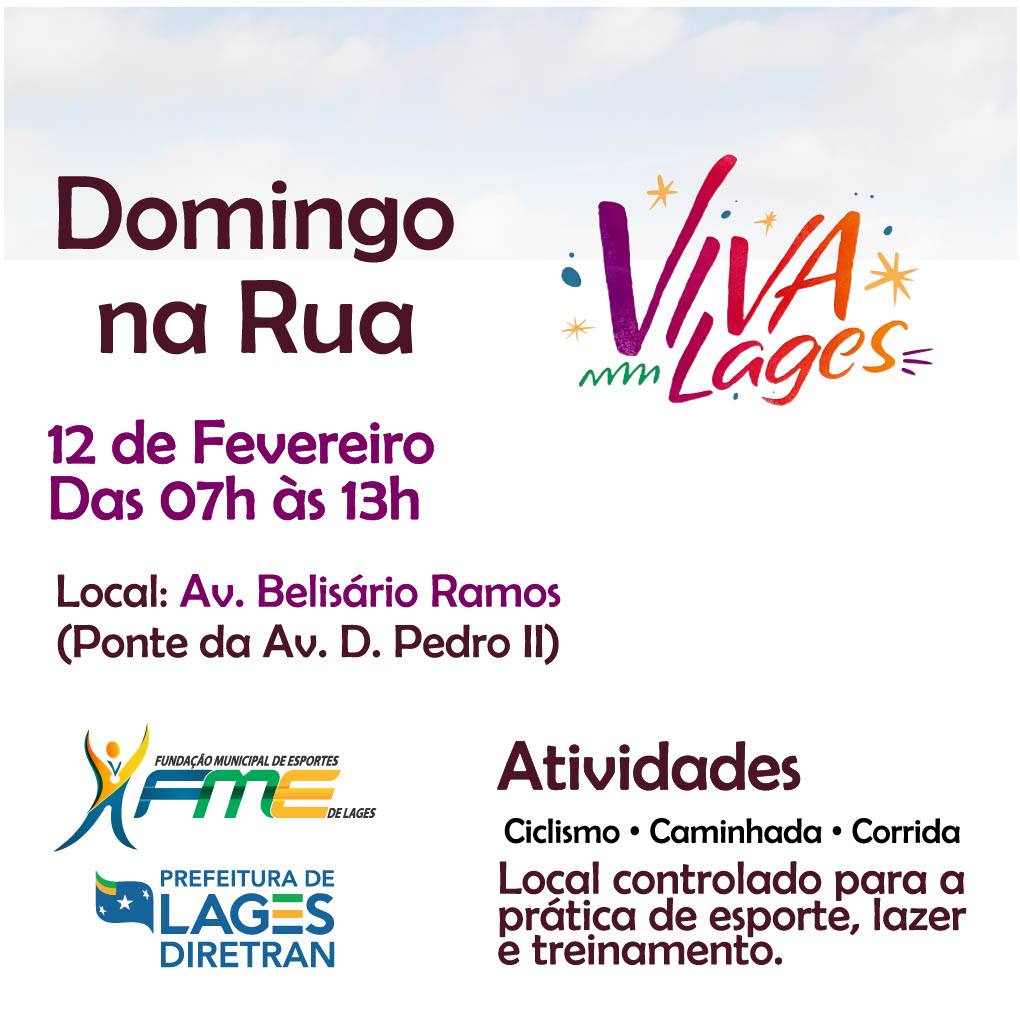 Prefeitura de Lages Prefeitura leva o Viva Lages para a avenida Belizário Ramos