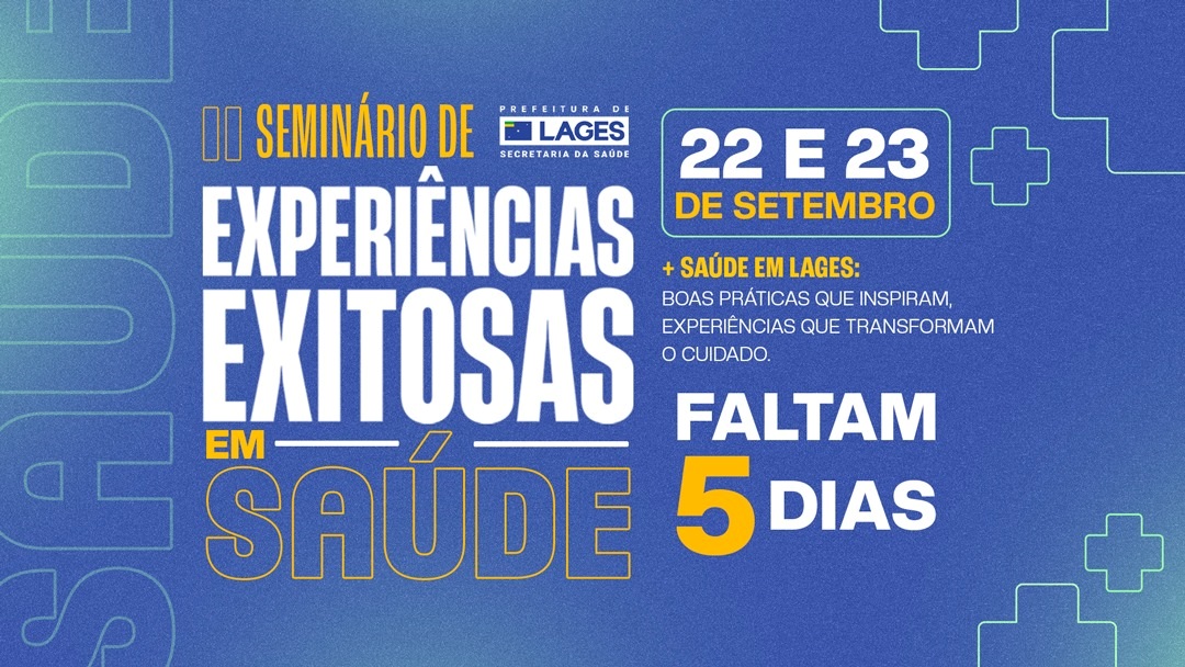 Prefeitura de Lages Rede municipal de saúde se prepara para dois dias de troca de experiências e boas práticas