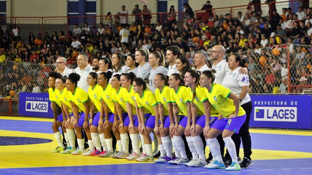 Prefeitura de Lages Seleção Brasileira de Futsal Feminino fará dois amistosos em Lages contra a Nova Zelândia