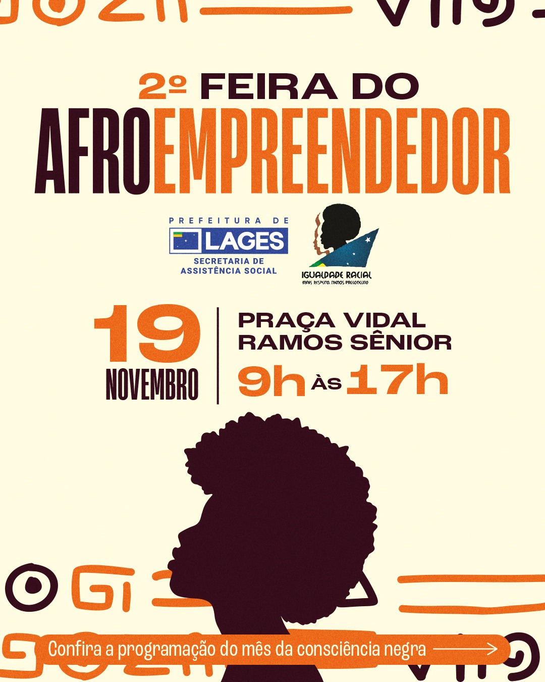 Prefeitura de Lages Lages realiza programação especial do Mês da Consciência Negra e promove a 2ª Feira do Afroempreendedor 