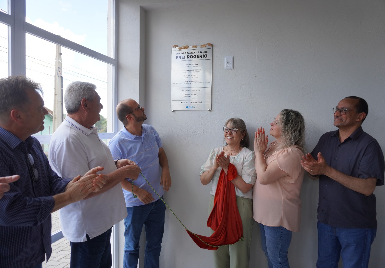 Prefeitura de Lages Prefeitura inaugura Unidade de Saúde do Bairro Frei Rogério
