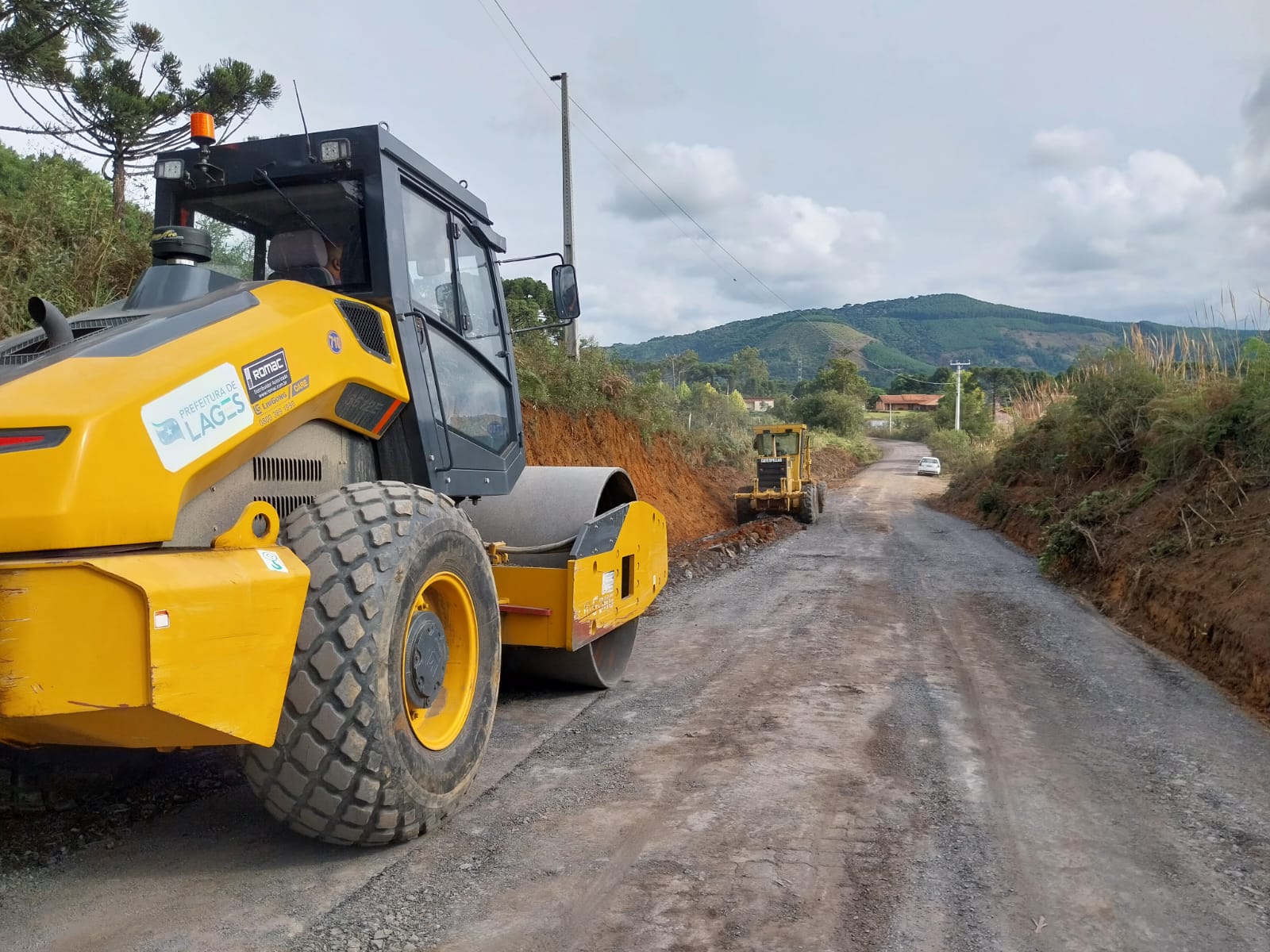 Prefeitura de Lages Estradas e pontes do interior apresentam alta demanda de serviços