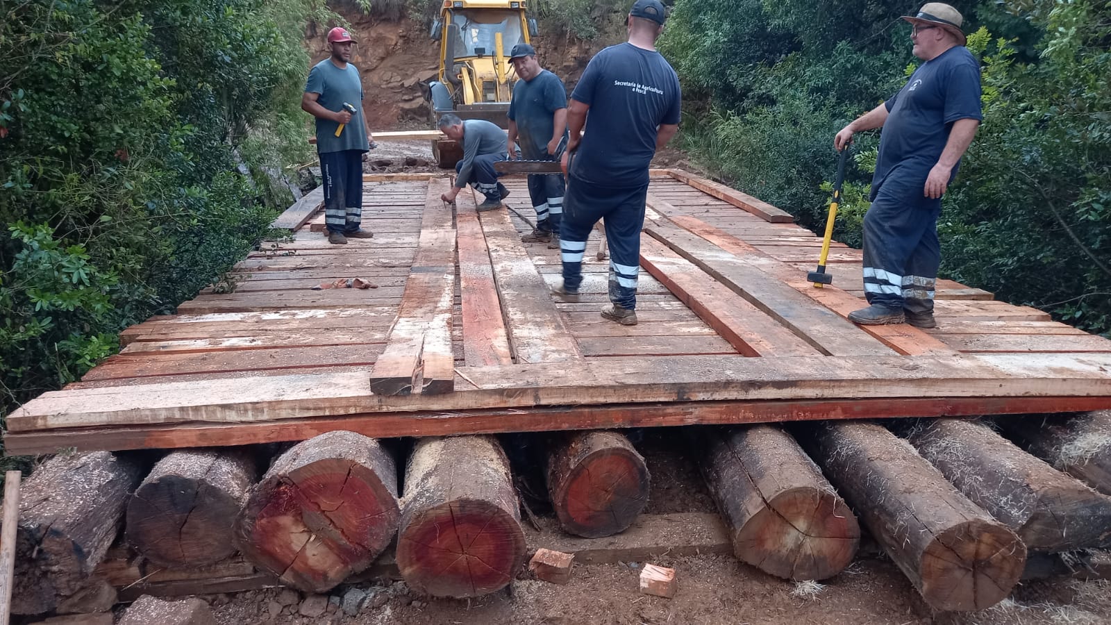 Prefeitura de Lages Ponte da estrada geral da localidade das Pedras Brancas será reconstruída