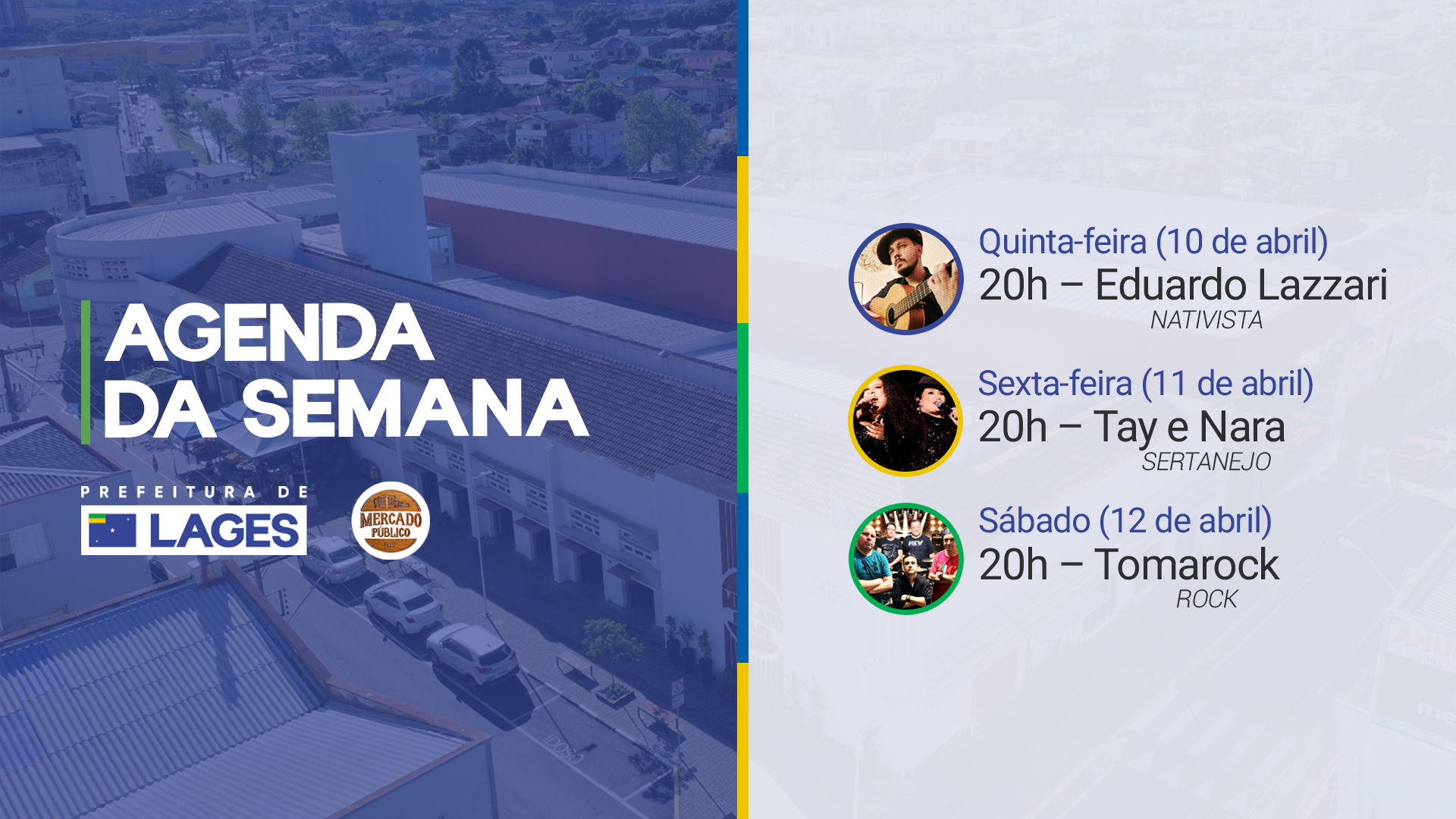 Prefeitura de Lages Mercado Público oferece experiência completa com música, sabores e cultura regional