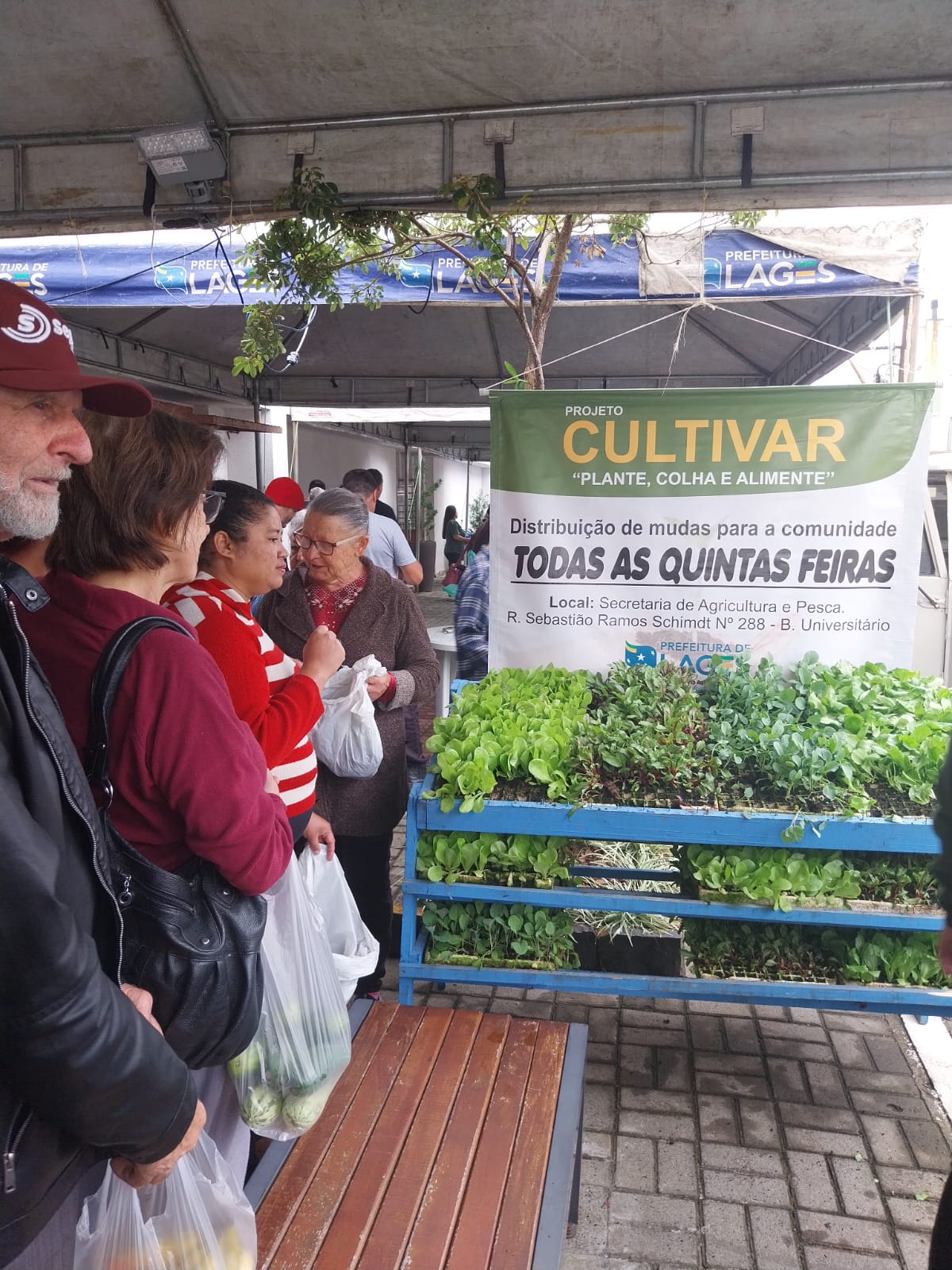 Prefeitura de Lages Projeto Cultivar é realizado no Mercado Público nesta quarta-feira