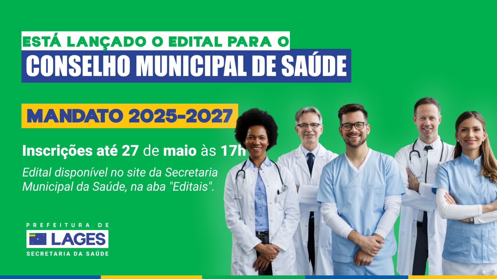 Prefeitura de Lages Conselho Municipal de Saúde lança Edital de Convocação para Eleição   