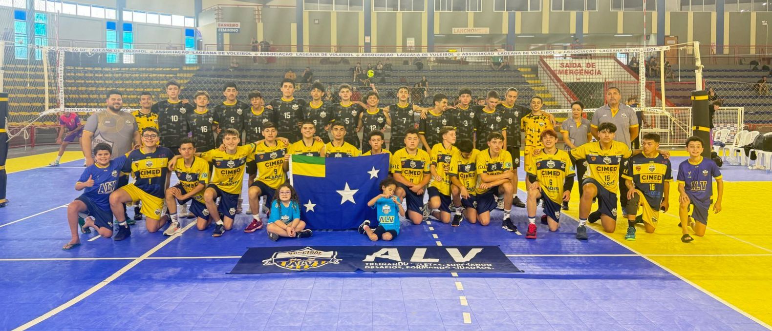 Prefeitura de Lages ALV Lages conquista título na primeira etapa da Liga Serrana de Voleibol Sub-19