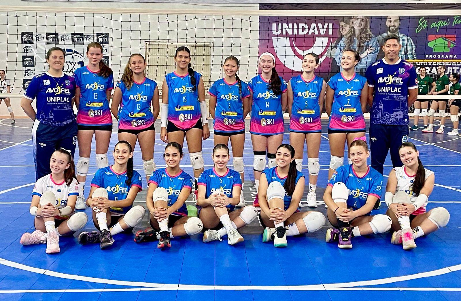 Prefeitura de Lages Avofel irá jogar Campeonato Brasileiro Interclubes Sub-16 de voleibol feminino