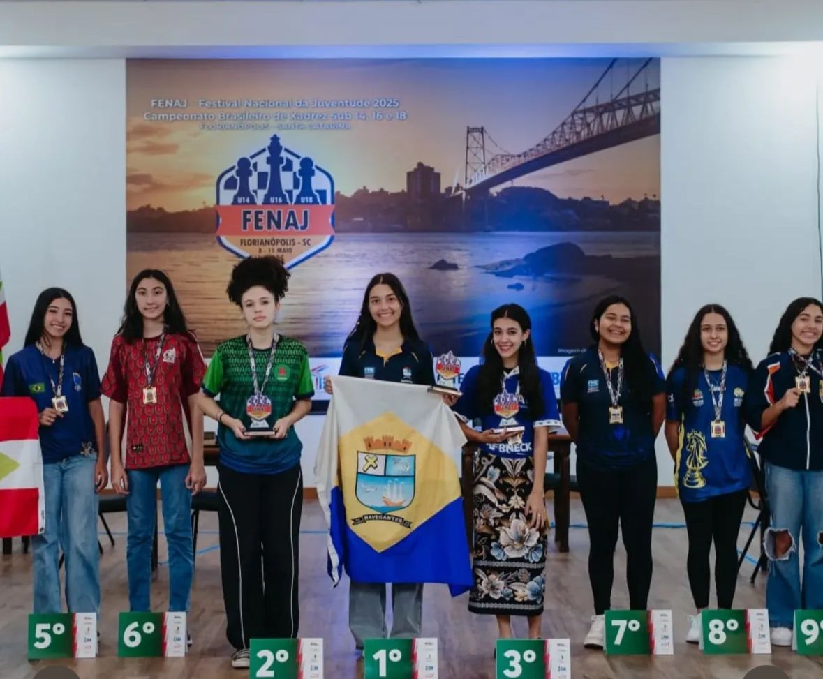 Prefeitura de Lages Alice Pavão conquista bronze no Campeonato Brasileiro Sub-16 de Xadrez