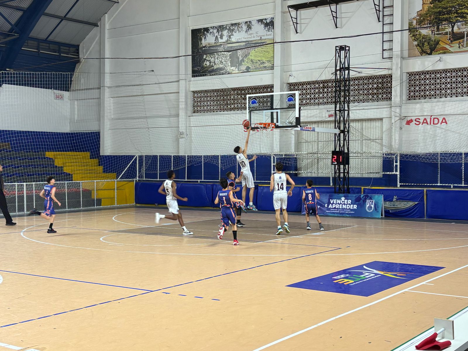 Prefeitura de Lages Final de semana será de muito basquete em Lages com jogos das categorias de base
