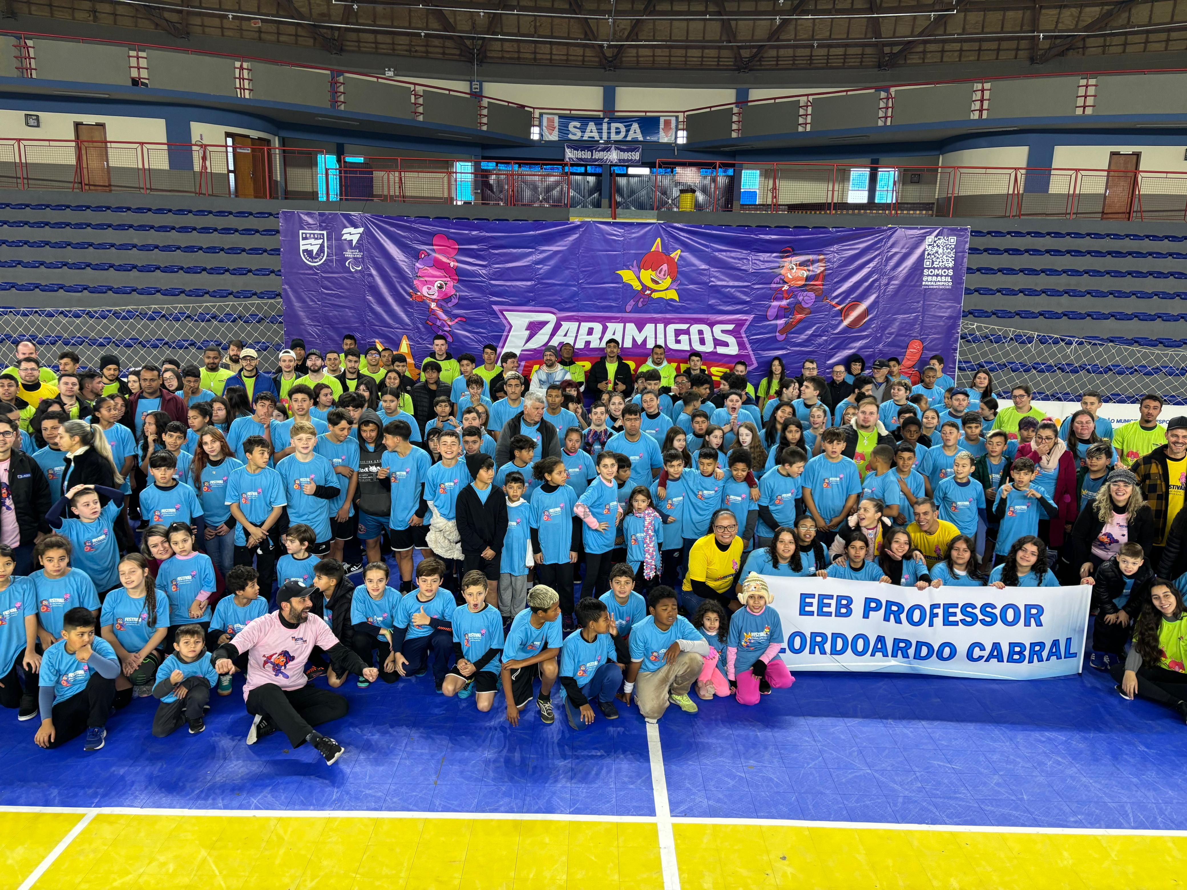 Prefeitura de Lages Festival Paralímpico promoveu inclusão por meio do esporte em Lages